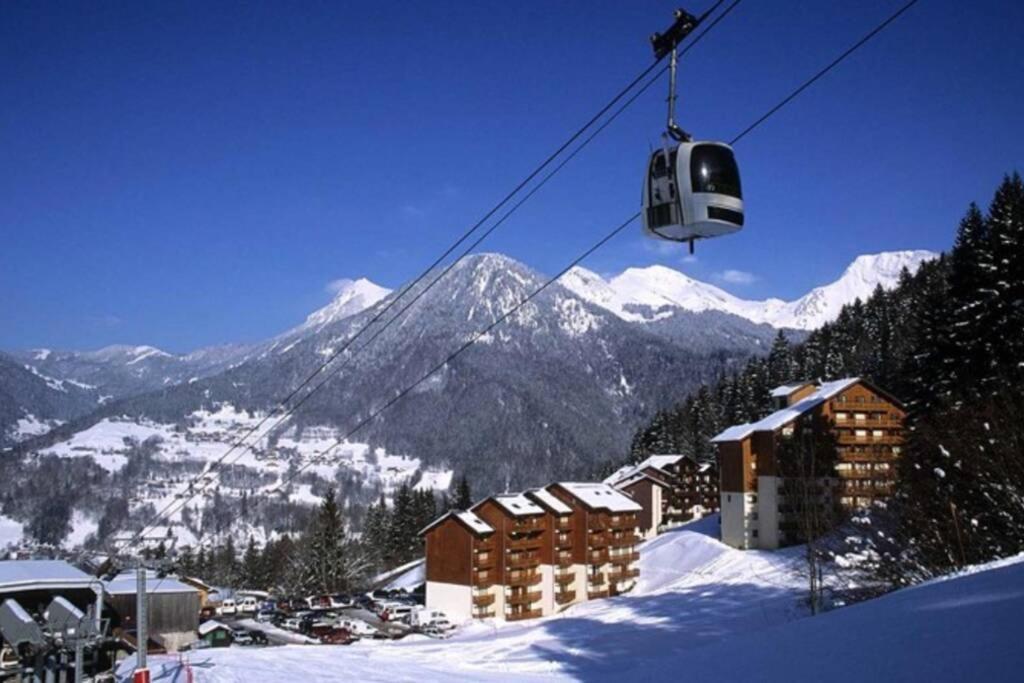 Le Pied Des Pistes A13, Joli Studio Tout Confort 4 Pers, Vue Vallee Imprenable, Draps Non Compris Saint-Jean-dʼAulps Dış mekan fotoğraf